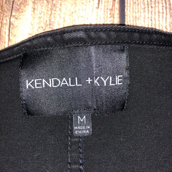 Kendall + Kylie Black Stars Denim Crop Top - Picture 5 of 6